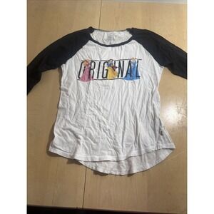 Vans Original 3/4 Sleeve T Shirt Women's S Small Princess Disney